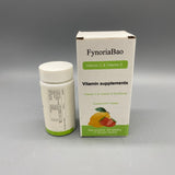 FynoriaBao Vitamin Supplement, Vitamin C & Vitamin E  - 60 Tablets, 1.0g Each, Antioxidant Support for Immune Health, Skin Care & Cellular Protection, Daily Nutritional Support