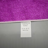 Xismtawp Washing Cloths – 24x24cm, Ultra-Soft, Purple Color, Highly Absorbent, Reusable Cleaning Towels, Ideal for Home, Kitchen & Car