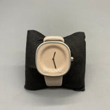 MOUSAI Minimalist (Based on Use in Commerce) Jewelry(Based on Intent to Use) Watches – Beige 4×4cm, Simple Design Wristwatch for Everyday Elegance