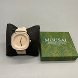 MOUSAI Minimalist (Based on Use in Commerce) Jewelry(Based on Intent to Use) Watches – Beige 4×4cm, Simple Design Wristwatch for Everyday Elegance