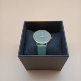 JDveTnd Watches - Simple and Elegant Green Strap Ladies Watch with Accurate Timekeeping and Water-resistant Design