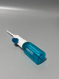 Gjclear Water Apparatus for Cleaning Teeth and Gums, White and Blue, Compact 4 x 4 x 15 cm