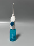 Gjclear Water Apparatus for Cleaning Teeth and Gums, White and Blue, Compact 4 x 4 x 15 cm