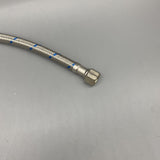 Suiswe Watering Hose, 25cm, 20mm to 7.8mm Connector, PEX Inner Tube, Stainless Steel Wire Outer Tube