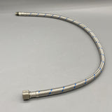 Suiswe Watering Hose, 25cm, 20mm to 7.8mm Connector, PEX Inner Tube, Stainless Steel Wire Outer Tube
