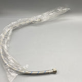 Suiswe Watering Hose, 25cm, 20mm to 7.8mm Connector, PEX Inner Tube, Stainless Steel Wire Outer Tube