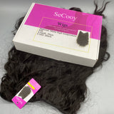 SeCooy Wigs, Black Curly Wig, 50cm Matte High-Temperature Silk, Natural-Looking, Heat-Resistant, Stylish Long Curly Hair for Women