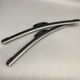 HOOTGlRL Windshield Wiper Blades, 40cm Universal U-Type Frameless Wiper, Fits 99% of Cars, Black