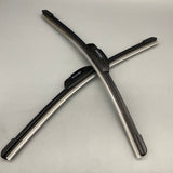 HOOTGlRL Windshield Wiper Blades, 40cm Universal U-Type Frameless Wiper, Fits 99% of Cars, Black