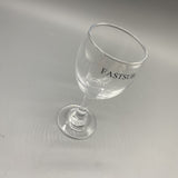 FASTSUB Wine Glasses - Elegant Curved Design, Clear and Resonant Clink, Smooth Rim, Stable Base, 160ml, 14.2×5.7cm