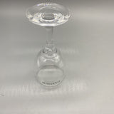 FASTSUB Wine Glasses - Elegant Curved Design, Clear and Resonant Clink, Smooth Rim, Stable Base, 160ml, 14.2×5.7cm