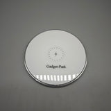 Gadget-Park Wireless Charger - Fast Charging, Copper Core, 10W/7.5W/5W Output, Desk, Bedside, Office Use, 100x6mm, DC 5V-2A Input
