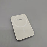Ploomen Wireless Charger - One-Touch Charging, Strong Magnetic Absorption, Safe Charging, 5000mAh, 102×70×11.6mm, 131g, White