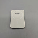 Ploomen Wireless Charger - One-Touch Charging, Strong Magnetic Absorption, Safe Charging, 5000mAh, 102×70×11.6mm, 131g, White