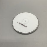Chenruida Wireless Chargers, Acrylic & Aluminum Alloy, 10W Fast Charging, 5V/2V 9V/1.67V Input, 101×7mm, White