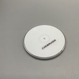 Chenruida Wireless Chargers, Acrylic & Aluminum Alloy, 10W Fast Charging, 5V/2V 9V/1.67V Input, 101×7mm, White