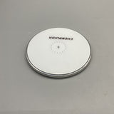 Chenruida Wireless Chargers, Acrylic & Aluminum Alloy, 10W Fast Charging, 5V/2V 9V/1.67V Input, 101×7mm, White