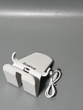 Suarue Wireless charging stands for smartphones, 5-15W Fast Charger, Horizontal & Vertical Charging, ABS Material, White