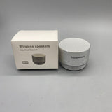Menewstart Wireless Speaker, 69x69x49mm, 3W Output, 5V Input, <10m Signal Range, Portable Audio for Indoor & Outdoor Use