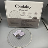 Comfality Wire Mesh, 28cm Stainless Steel, 4mm Outer Wire, 1.4mm Inner Wire, 1.1-1.3cm Spacing, Durable and Lightweight