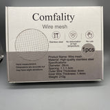 Comfality Wire Mesh, 28cm Stainless Steel, 4mm Outer Wire, 1.4mm Inner Wire, 1.1-1.3cm Spacing, Durable and Lightweight