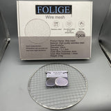 FOLIGE Wire Mesh, 28cm Stainless Steel, 4mm Outer Wire, 1.4mm Inner Wire, 1.1-1.3cm Spacing, Durable and Lightweight