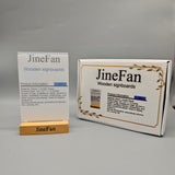 JineFan Wooden Signboard with Acrylic Panel – 3.6"x6.7"x1.8" (A6) Display Stand for Retail, Business, Exhibitions & Promotions