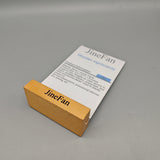 JineFan Wooden Signboard with Acrylic Panel – 3.6"x6.7"x1.8" (A6) Display Stand for Retail, Business, Exhibitions & Promotions