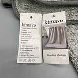 Kimavo Woollen Blanket, 70×140 cm, Lightweight & Breathable, Soft Wool Material, Ideal for Cozying Up at Home