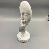 Sanzkjic Works of art of plaster, Sculpted Design, 29×10×10cm, Intricate Carved Artwork for Home Décor