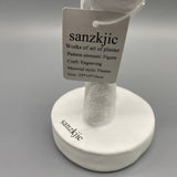Sanzkjic Works of art of plaster, Sculpted Design, 29×10×10cm, Intricate Carved Artwork for Home Décor