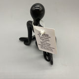 FunVibe88 Works of Art of Plastic - Abstract Figure Sculpture, Injection Molded, for Living Room, Bedroom, Study, 10.4x10.9x7.3 cm