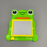 Youteboard Writing Tablets for Kids, Cute Frog Shape, 7.09×5.91×0.79 Inches, Eco-Friendly Plastic, Multicolor