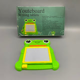 Youteboard Writing Tablets for Kids, Cute Frog Shape, 7.09×5.91×0.79 Inches, Eco-Friendly Plastic, Multicolor