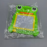 Youteboard Writing Tablets for Kids, Cute Frog Shape, 7.09×5.91×0.79 Inches, Eco-Friendly Plastic, Multicolor
