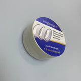 Jinghanger Adhesive Bands - 3 Roll Pack for Stationery or Household Use, Decorative Pattern, 1.5 cm x 50 m per Roll
