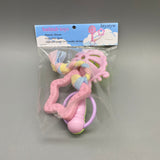 htystyw Bathtub Toys -  for Babies,Set of 2 Silicone Toys (Pink & Green)
