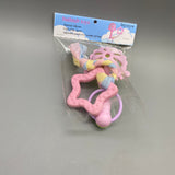 htystyw Bathtub Toys -  for Babies,Set of 2 Silicone Toys (Pink & Green)