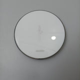 Wireless Charger, Mirror + Aluminum Alloy, AC 9V 2A Input, 5W Output Power, Size 3.9 x 3.9 x 0.24 inches