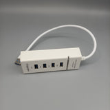 Grippopso computer peripherals, 4-Port USB 3.0 Hub - White Docking Station