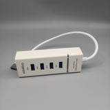 Grippopso computer peripherals, 4-Port USB 3.0 Hub - White Docking Station