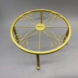 AxureM Flower Stands[furniture], Iron Material, Gold Color, 80kg Load Capacity, European Style, Freestanding
