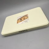 Tordottsy Meal Trays - Large Capacity, Elegant White PP Material, 15x30x3cm, Smooth Texture, Perfect for Home and Office Use