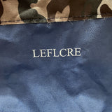 LEFLCRE metal furniture, 33x33x52 cm, Camouflage + Blue, Portable Camping Chair