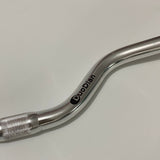 DuoDian Motorcycle Handlebars, Silver, 26.77"L x 0.87"W, Durable and Stylish Design