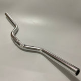 DuoDian Motorcycle Handlebars, Silver, 26.77"L x 0.87"W, Durable and Stylish Design