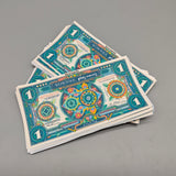 WOWTOOL Play Money - 100 Pcs Fake Dollar Bills, 15x7cm, Realistic Design, Educational & Role-Playing Toy, Safe & Durable