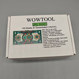 WOWTOOL Play Money - 100 Pcs Fake Dollar Bills, 15x7cm, Realistic Design, Educational & Role-Playing Toy, Safe & Durable