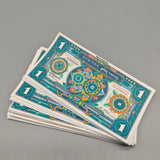 WOWTOOL Play Money - 100 Pcs Fake Dollar Bills, 15x7cm, Realistic Design, Educational & Role-Playing Toy, Safe & Durable