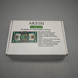 AKEISI Play Money – 100 Sheets of 1 Dollar Bills, 15x7cm, Bright & Colorful Design, Durable & Non-Toxic, Perfect for Games, Education, & Role Play
